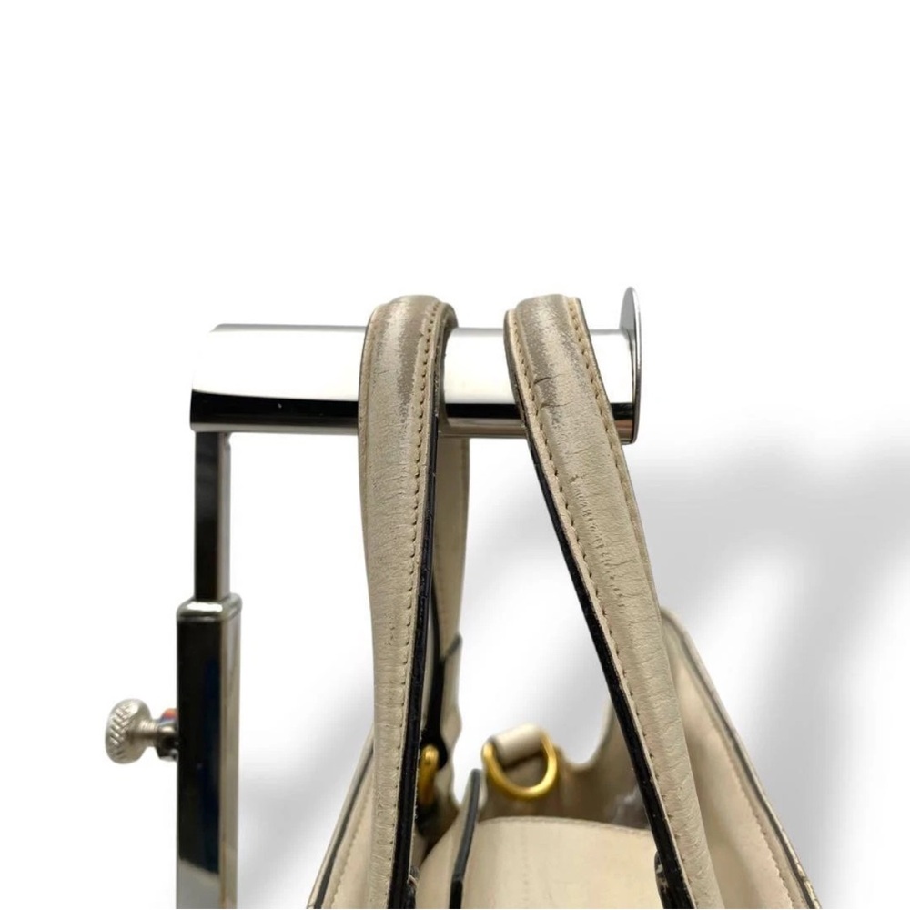 Gucci Cream Satchel with Gold Accents - Picture 7 of 16